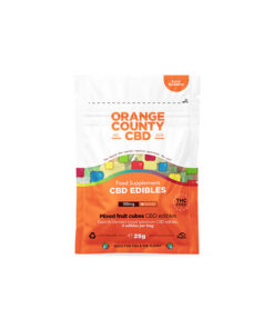 Orange County CBD 100mg Mini CBD Gummy Cubes - 6 Pieces
