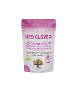 NTURE 1000mg Red Clover Capsules - 60 Caps