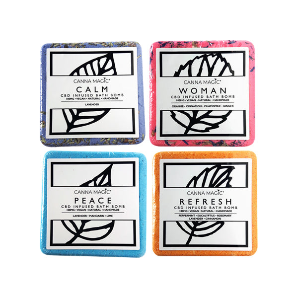 Canna Magic Handmade 100mg CBD Bath Bombs - Image 2