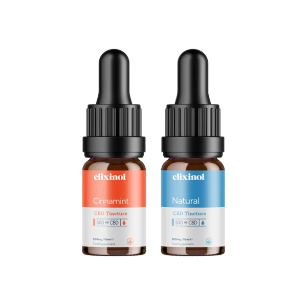 Elixinol 500mg CBD Oil Tinctures - 10ml - Image 3