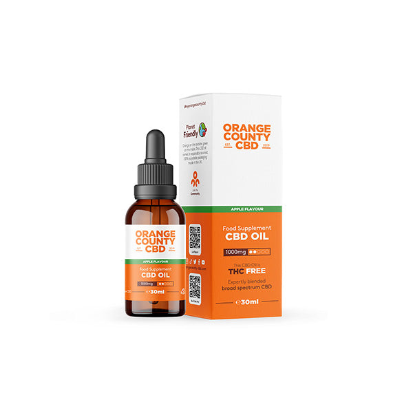 Orange County CBD 1000mg Flavoured Tincture Oil 30ml - Image 4