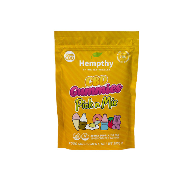 Hempthy 300mg CBD Gummies 30 Ct Pouch - Image 4