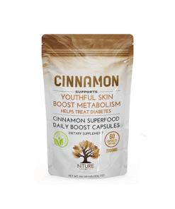 NTURE 2000mg Cinnamon Capsules - 60 Caps