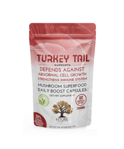 NTURE 2000mg Turkey Tail Mushroom Capsules - 60 Caps
