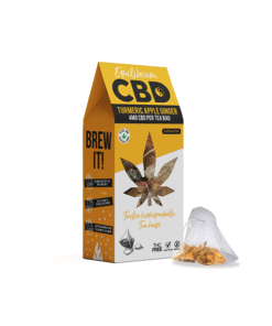 Equilibrium CBD 48mg Full Spectrum Turmeric & Ginger Tea Bags Box of 12