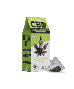 Equilibrium CBD 48mg Full Spectrum Japanese Sencha Tea Bags Box of 12 (BUY 2 GET 1 FREE)