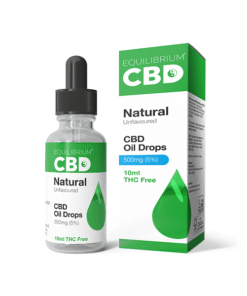 500mg Equilibrium CBD Oil 10ml - Natural Flavour