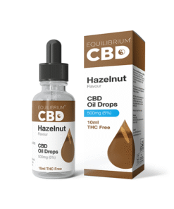 500mg Equilibrium CBD Oil 10ml - Hazelnut Flavour