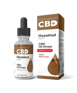 1000mg Equilibrium CBD Oil 10ml - Hazelnut Flavour