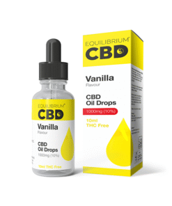 1000mg Equilibrium CBD Oil 10ml - Vanilla Flavour