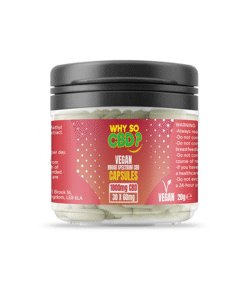 Why So CBD? 1800mg Broad Spectrum CBD Vegan Capsules - 30 Caps