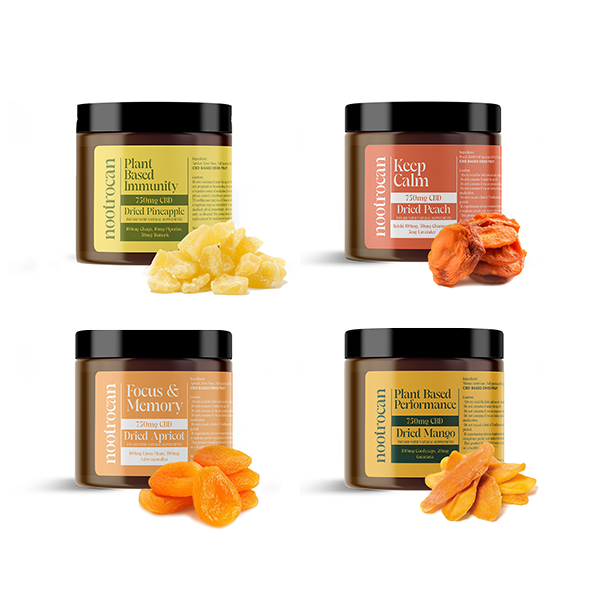 Nootrocan 750mg Full Spectrum CBD Nootropic Dried Fruits - 300g - Image 2