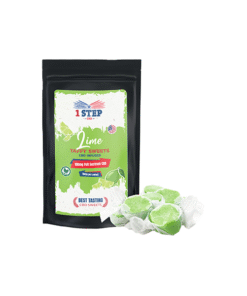1 Step CBD 100mg Full Spectrum CBD Lime Taffy Grab Bag - 60g