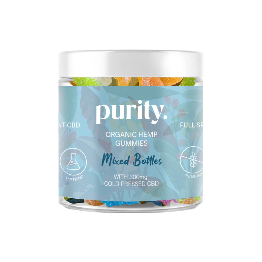 Purity 300mg Full-Spectrum CBD Vegan Gummies 150g