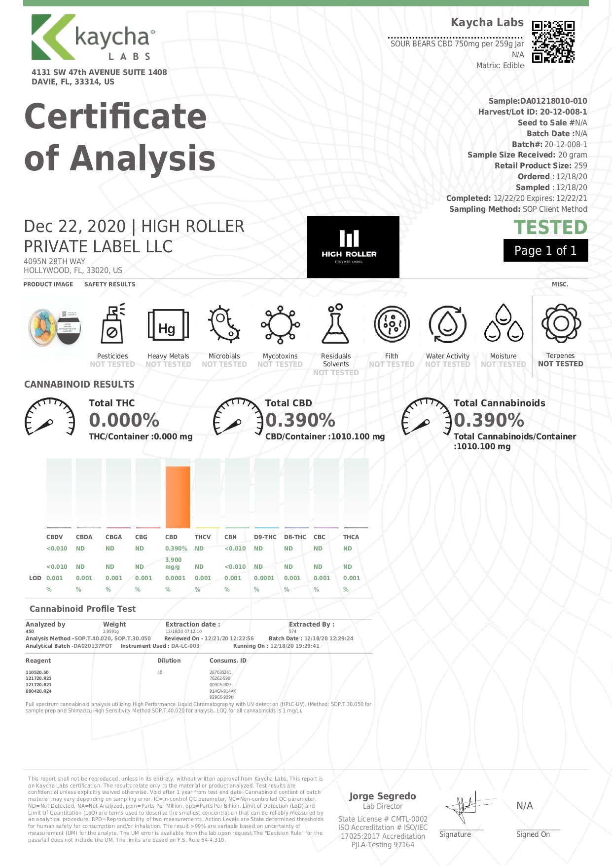Just CBD 750mg Gummies - 263g - Image 6