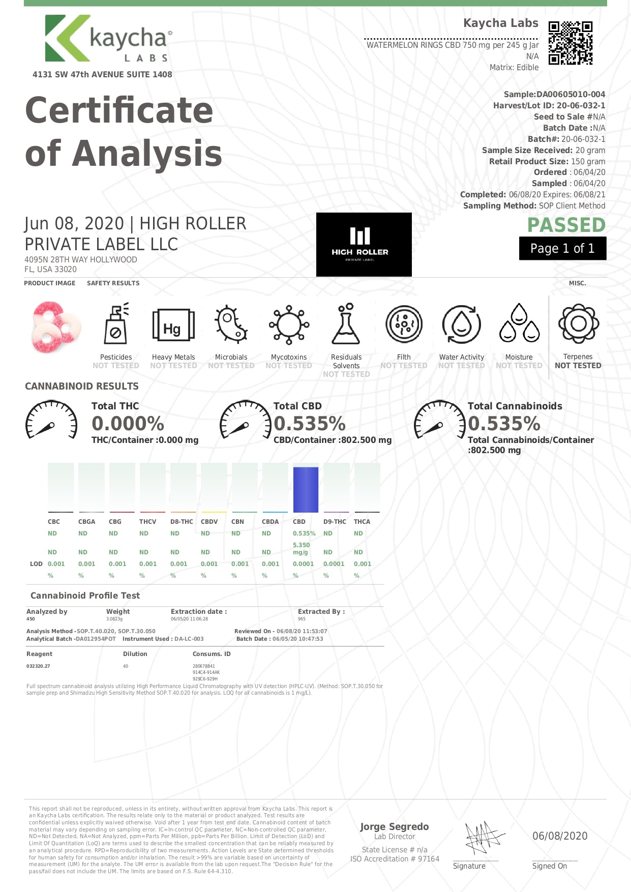 Just CBD 750mg Gummies - 263g - Image 9