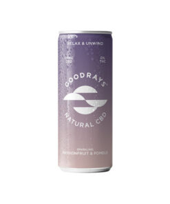 12 x Goodrays 30mg CBD Passionfruit & Pomelo Seltzer 250ml