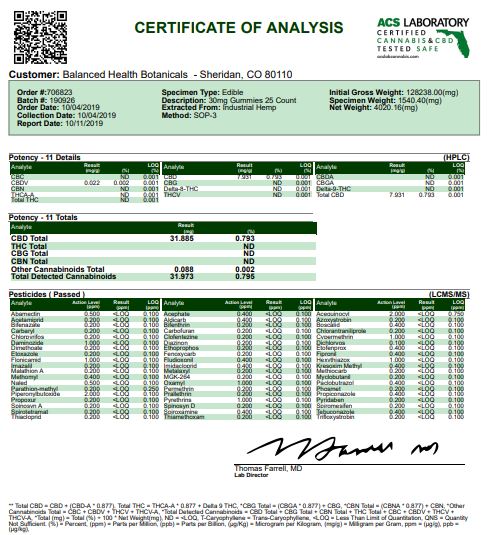 CBDistillery 750mg CBD Vegan Gummies - Image 2