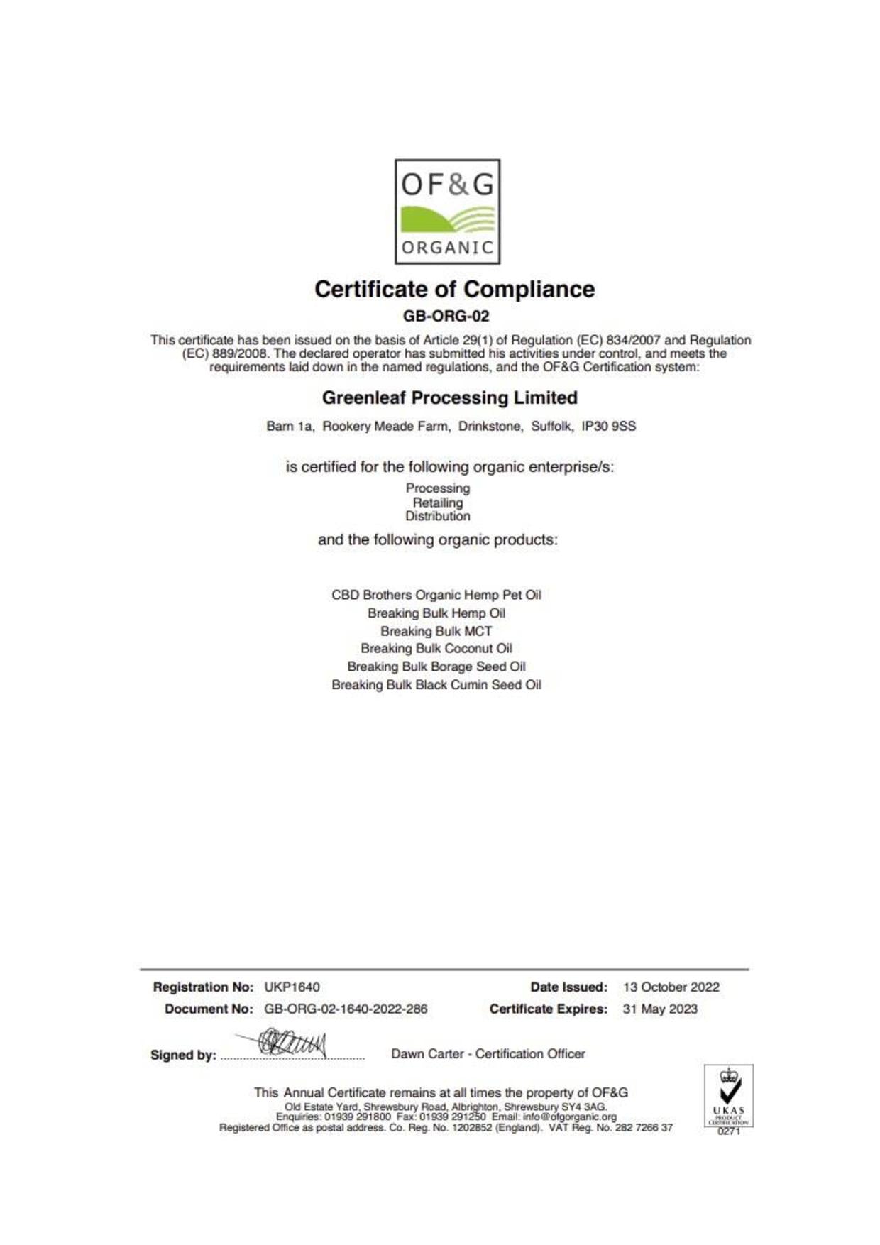 CBD Brothers Pure Blue 500mg CBD Oil - 10ml - Image 2