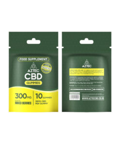 300mg Aztec CBD Gummies Mixed Berries - 10 Pcs